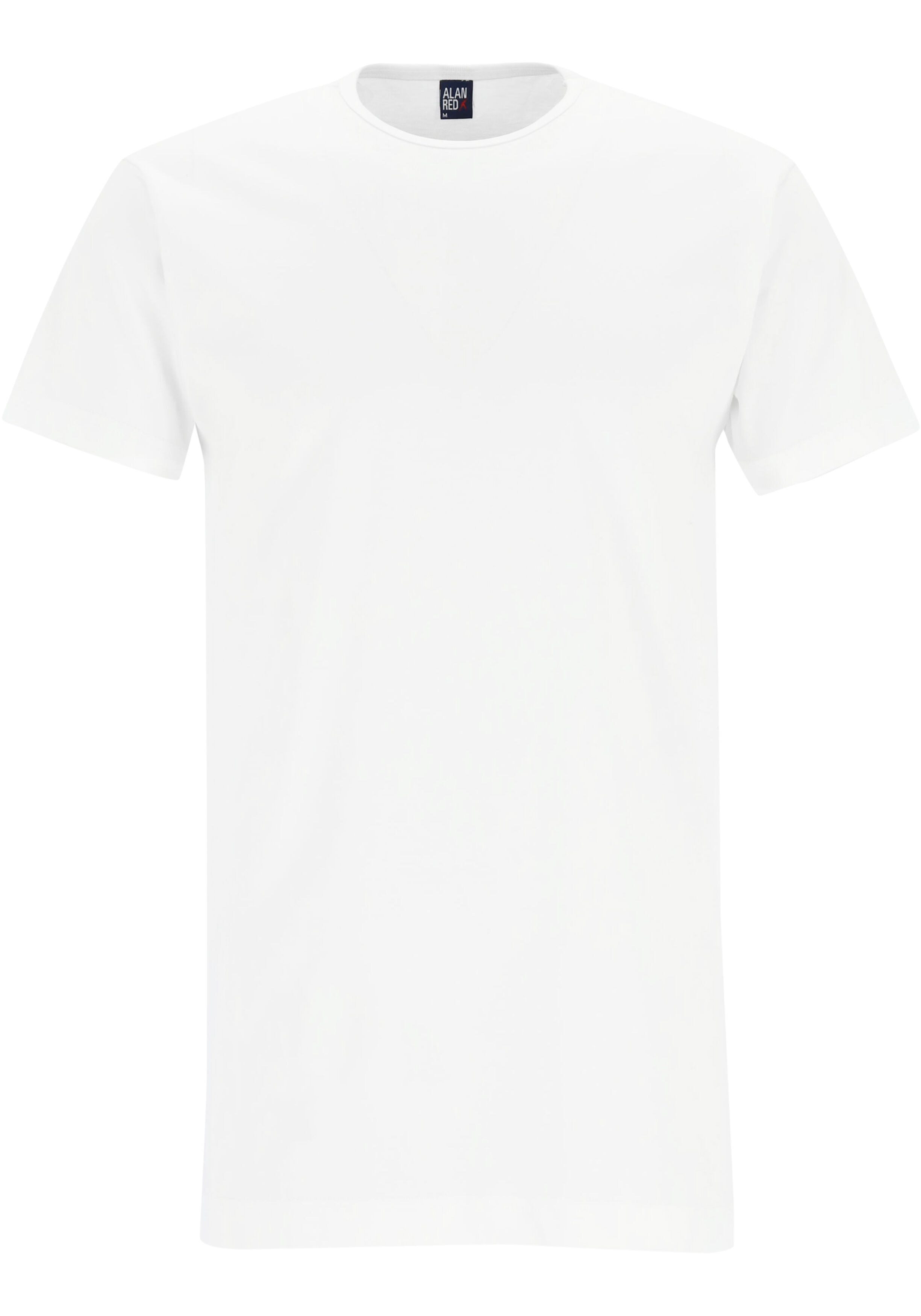 ALAN RED T-shirts Derby extra lang (2-pack), O-hals, wit